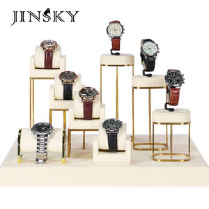 Expositores de exhibición de ventana de reloj de lujo personalizados Jinsky, soporte de exhibición de reloj para tienda - Product Image 1