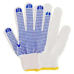 Guantes SunnyHope de algodón blanco con forro de nailon, tamaño XL, aplicación protectora para construcción, trabajo industrial, conducción - Product Image 2