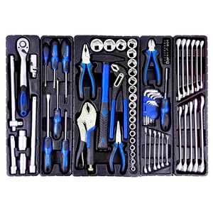 Kit d'outils combinés pour voitures, motos, vélos, clé à cliquet en acier au carbone dans un coffret rigide, personnalisable OEM - Product Image 6