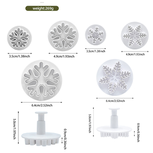 Origin Supply DIY Plastic Simulation Baking Utensils 22-Piece Heat Resistant Christmas <strong>Biscuit</strong> Cake <strong>Decorating</strong> <strong>Kit</strong> - Product Image 2