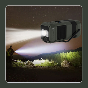 Radio à affichage numérique DAB avec canal d'urgence <span class=keywords><strong>EWF</strong></span>-Lanterne de camping en plein air, manivelle et charge solaire - Product Image 4
