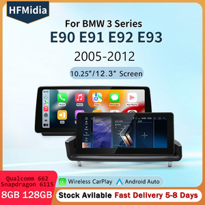 Écran multimédia HFmidia 12,3 pouces pour BMW Série 3 E90 E91 E92 E93 CCC, CarPlay sans fil, Android Auto, lecteur vidéo embarqué - Product Image 3