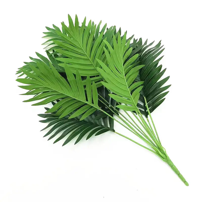 12 Leaves 68Cm Artificial Bonsai Plant Palm Leaves Nordic Style Living Room Indoor Decoration