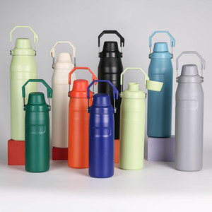 ขวดน้ำสุญญากาศสำหรับเล่นกีฬาเคลือบผง3ขนาดความจุปรับแต่งได้ - Product Image 3