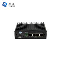 Intel N97 Win 10 11 HD Display VESA 4 Nic Mini Pc Pfsense Business Fanless Industrial Mini Pc Computer Mini Pc AI Edge