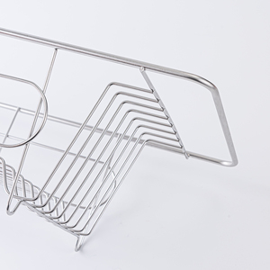 Stainless Steel Drain <b>Rack</b> Multifunctional Kitchen Tableware Storage Organizer For Kitchen Countertop - Product Image 4