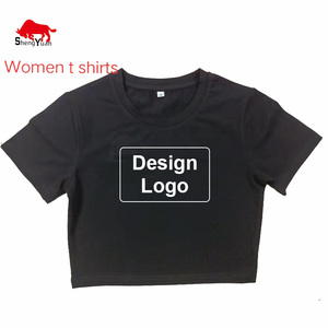 Tùy Chỉnh Hot Bán Thời Trang Phụ Nữ Sexy Mặc Dài Tay Áo O-Cổ Crop Áo Sơ Mi Tops - Product Image 6