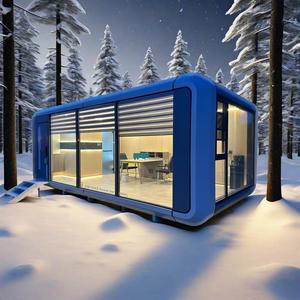 3 Quarto Casa Planos Victorian Greenhouse Construção Excelente Qualidade Apple Cabin Performance Confiável Mobile Space Capsule