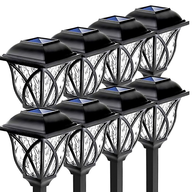 Solar-Powered Outdoor Garden LED Decorative Lights Waterproof IP Rated 750mm Grid Lights for Courtyard & Villa Ground