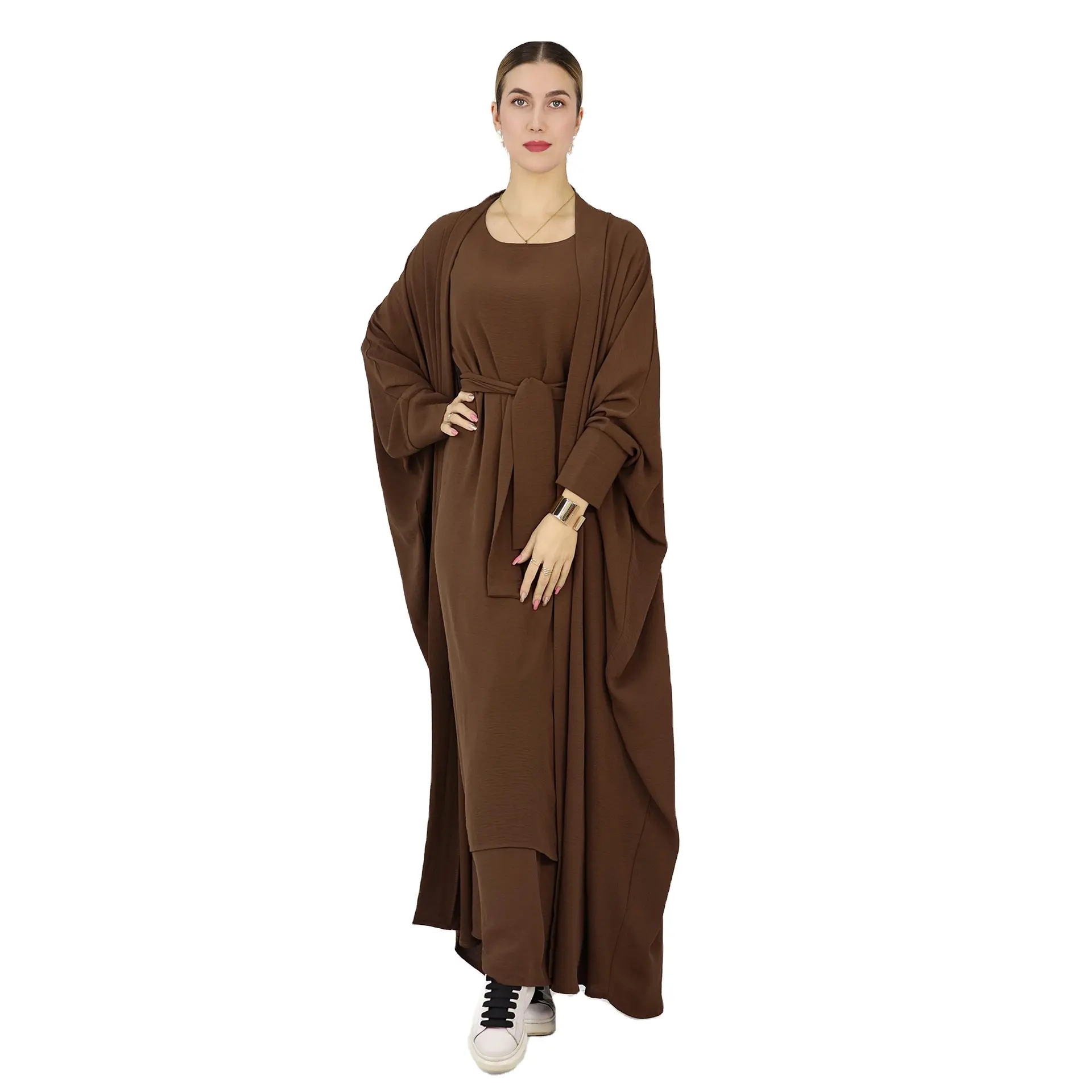 Alla moda nuovo Versatile Dubai designer musulmano tradizionale vestito femminile abbigliamento islamico abito caftano abaya