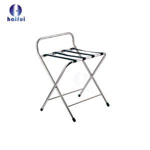 Оптовая продажа полированная стойка для багажа из нержавеющей стали багажная стойка для гостиничных и ресторанных принадлежностей - Product Image 3