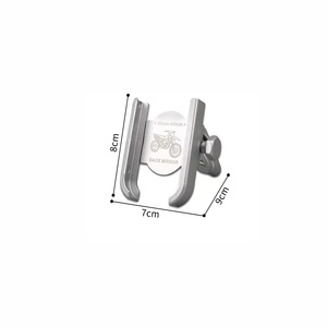 Soporte de Teléfono para Motocicleta de Aleación de Aluminio, Soporte de Manillar Metálico Universal para Motociclistas, Soporte para Teléfono Inteligente para Bicicleta - Product Image 3