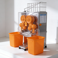 Commerciële automatische sinaasappel/zilveren fruitpersmachine, capaciteit 20 sinaasappels/minuut