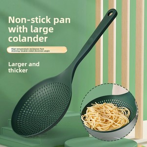 1 Pc Large Capacity <b>Plastic</b> PP Disposable High Temperature Resistant Spoon Withstand Hung Dumplings Leaking <b>Net</b> Not Easy Deform - Product Image 1