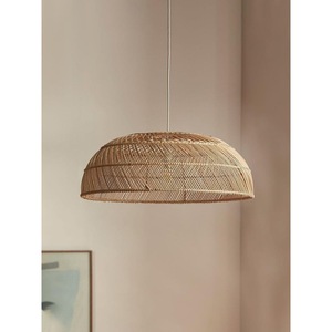 โคมไฟหวายทำมือสไตล์เอเชียตะวันออกเฉียงใต้ ทรงกลม ขั้วหลอด E27 สำหรับห้องรับประทานอาหาร ห้องน้ำชาแบบเซน ร้านอาหาร โรงแรม ตกแต่ง - Product Image 2