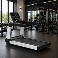 Professionelles Elektrisches Klappbares Laufband mit 7,0 PS AC-Motor, Manueller Neigung, 20 km/h Geschwindigkeit, LED-Anzeige, Kommerzielles Fitnessgerät