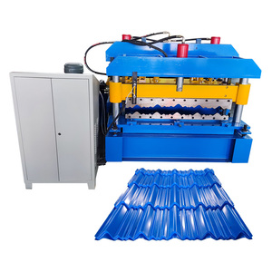 Tốc độ cao tráng men mái ngói cuộn tạo thành máy với khuôn nhanh chóng thay đổi Roman/lồng vào nhau gạch thích ứng gạch Máy làm - Product Image 2