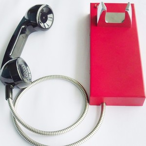 Teléfono Robusto Clásico Rojo Personalizado de la Marca KNTECH, Nuevo, con Correo de Voz, Producto No Popular - Product Image 4
