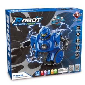 Robot de combat télécommandé 2,4 GHz avec siège éjectable, robots de combat RC à assembler soi-même pour enfants, ensemble interactif avec son - Product Image 2
