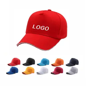 Factory Wholesale 100% Polyester screen printing Sports Baseball Cap Unisex 3d embroidered sublimation blank peaked cap