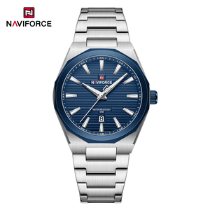 Reloj <span class=keywords><strong>Naviforce</strong></span> 9274 OEM para Hombre, de Acero Inoxidable, con Fecha, Resistente al Agua, Luminoso, de Cuarzo Analógico, con Logotipo Personalizado - Product Image 3