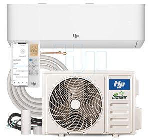 Climatisation split HJI OEM personnalisée de qualité <span class=keywords><strong>TCL</strong></span>, entièrement à onduleur DC, 18000btu, 12000btu, 9000btu, refroidissement et chauffage - Product Image 1