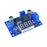 Régulateur de tension réglable DC/DC 4.0 ~ 40V à 1.25-37V 2A avec voltmètre LED LM2596 Module de convertisseur de puissance abaisseur DC Buck