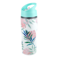 Bouteille d'eau écologique sans BPA en plastique PP avec logo personnalisé, type paille rabattable, pour vélo d'enfant, sport et camping – Meilleure vente
