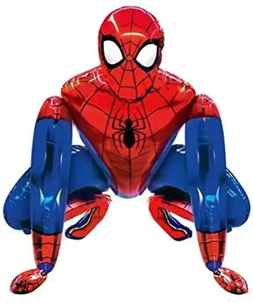 High Quality Super Hero 3D Self Standing Mylar Balloon Inflatable Cartoon Spiderman Foil Balloons