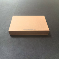 Boîte de fermeture magnétique en carton luxueux de 2mm d'épaisseur personnalisable pour l'emballage de cartes de crédit VIP de portefeuille gaufrage
