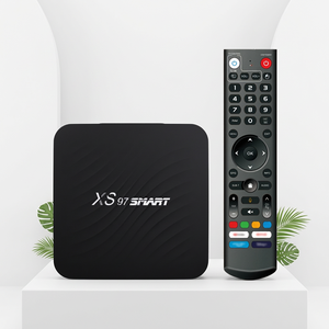 กล่องรับสัญญาณทีวี XS97 AmlogicY4 Android 14 รุ่นขายส่ง 4GB + 32GB Wi-Fi 2.4G/5GHz 4KUHD สมาร์ททีวีบ็อกซ์ สำหรับใช้ในบ้านและโรงแรม - Product Image 1