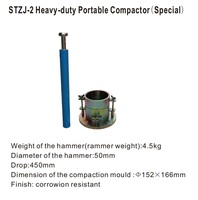 Compacteur STZJ-2 Appareil de compactage portable Marteaux de compactage et moules CBR Moules de compacteur portable robuste Spécial