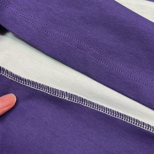 T-shirt polo en coton lourd de haute qualité, rayé, brodé, chemise thermique de rugby, t-shirt à manches longues surdimensionné, fabricant - Product Image 5