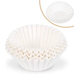 Filtres à café jetables de petite taille, 100 pièces, filtre à café en papier non blanchi pour les dosettes Ninja, le filtre à café <span class=keywords><strong>Kalita</strong></span> Wave Dripper 155 - Product Image 1