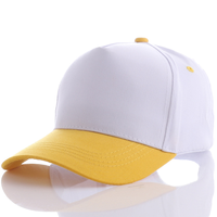 Gorra de Béisbol Personalizada al por Mayor, 100% Algodón, 2 Tonos, Estilo A-Frame, Lisa, de 5 Paneles