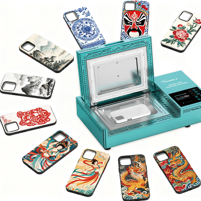 TuoLi Small Business Home Use 3d Sublimation Printer Vacuum Heat Transfer Blank Phone Case Machine for Mobile Cover Printing