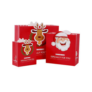 مخصص شعار تصاميم سعيد أعياد ميلاد حزب التعبئة والتغليف شكرا لك التعبئة والتغليف حقيبة الصانع ورقة الكرتون حقائب للهدايا للأطفال - Product Image 5