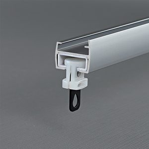 Rieles de Cortina de Aluminio OEM, Ecológicos y Silenciosos, Rieles de Cortina Montados en el Techo, Adecuados para Hoteles/Hospitales - Product Image 1
