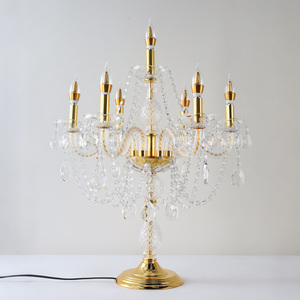 Hiện Đại Sang Trọng Vàng Pha Lê Bảng Cho Phòng Khách Phòng Ngủ Thanh Lịch Vải Thủy Tinh Cho Môi Trường Xung Quanh Chiếu Sáng Đọc Sách Trang Trí Đám Cưới - Product Image 5