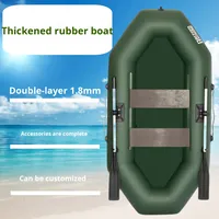Petit bateau pneumatique de pêche, bateau rapide, kayak, PVC, deux chambres à air, capacité de 5 personnes, garantie de 5 ans, pompe à air, pagaies
