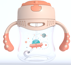 Biberón de agua para bebé, sin BPA, tritán, de plástico, con dibujos animados, ecológico - Product Image 6