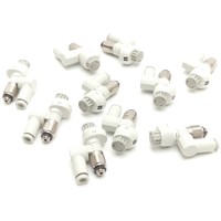 Banyak stok 10 As1301fs1-m5-04 Flow Control Fitting M5 Port 5/32 Tube 1 Baru, Asli, Tersedia, dengan Garansi Satu Tahun.