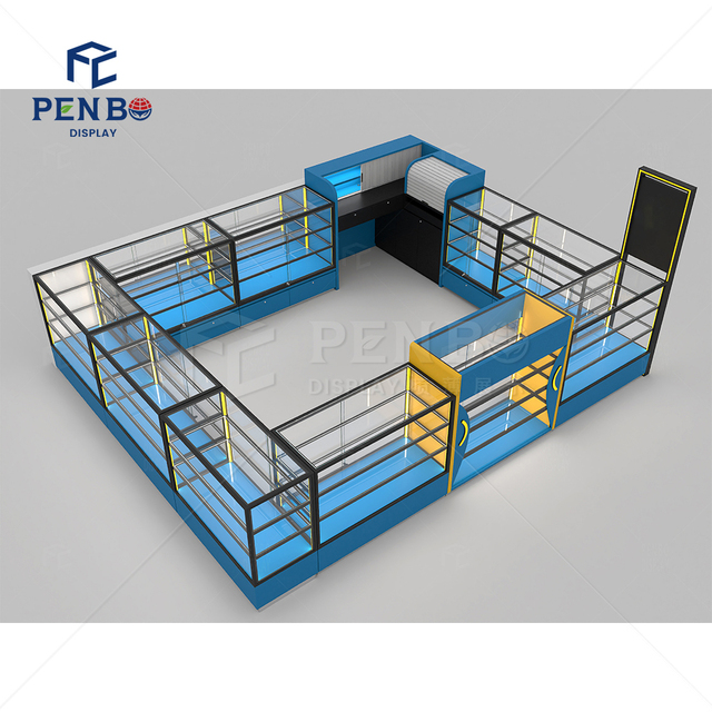 Simple-mobile-phone-shop-design Mobile Phone Shop Decoration Design Ideas Open Style Phone Kiosk in Mall