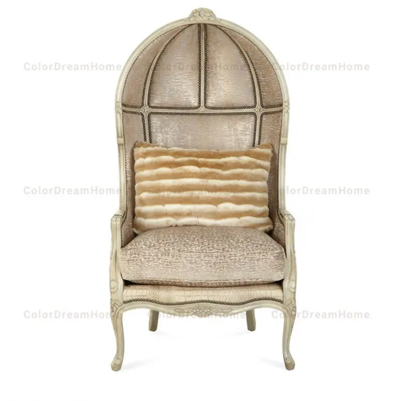 Классический дизайн, французские антикварные деревянные кресла для яиц, кресла для отдыха
