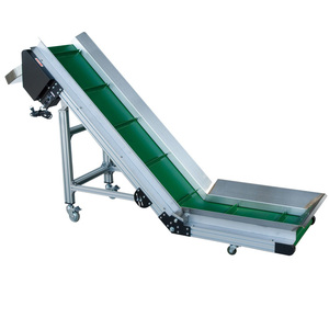 Mini convoyeur à bande incliné en acier inoxydable pour petite ligne de convoyage, matériaux plastiques, industries agroalimentaires et manufacturières - Product Image 3
