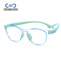 A10005 Gafas con Filtro de Luz Azul Estilo Punk para Niños, Lentes de PC Unisex para Computadora y Teléfono, Monturas de Gafas Sin Miopía