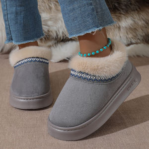 รองเท้าผู้หญิงพื้น EVA แบบใหม่ ขายส่ง บุขนนุ่มฟู คุณภาพสูง แบรนด์ใหม่ - Product Image 5