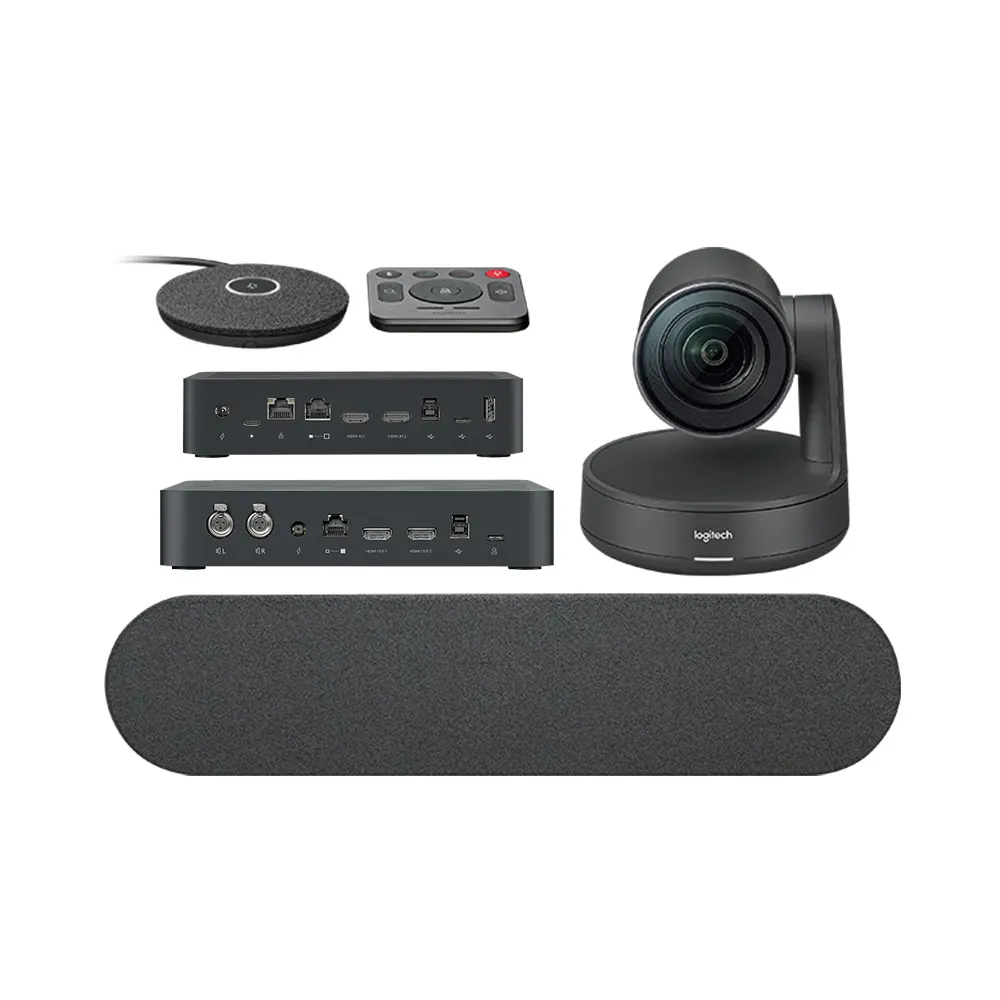New Logitech CC5000E Plus Rally Plus HD Video Conferencing System Kit webcam camera with Microphone Speaker