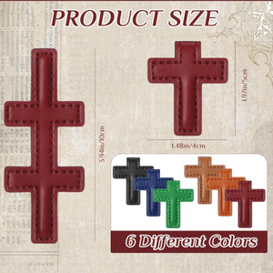 Marcadores Magnéticos de PU con Cruz Cristiana Religiosa Retro, Clips de Página de Doble Cara para Amantes de los Libros, Lectores, Hombres, Mujeres, Regalos de Lectura - Product Image 2