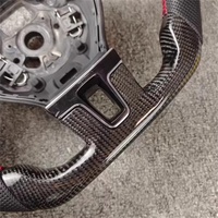 Volant de Direction Modifié en Fibre de Carbone Forgée pour Accessoires Auto Volkswagen VW Golf MK6 GTI R Scirocco R Line